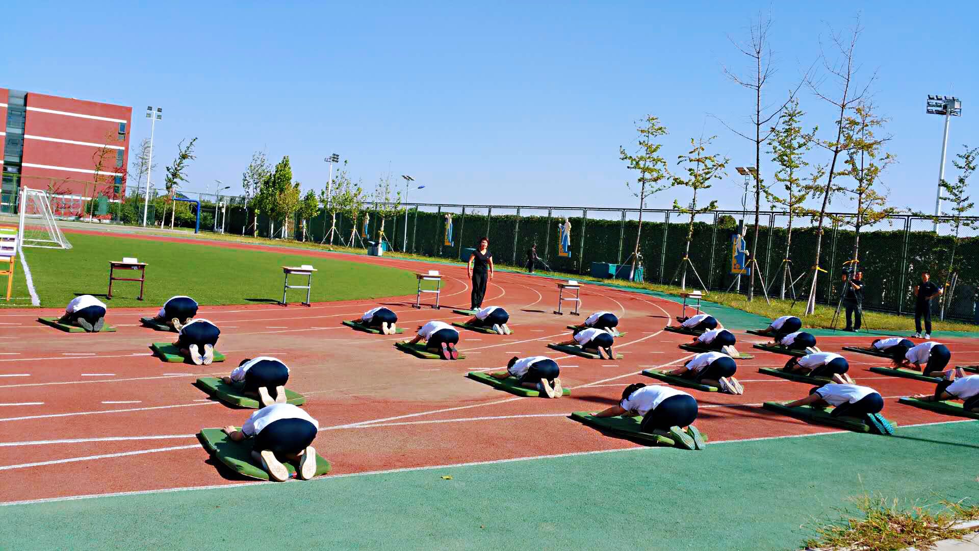 首师实验花园校区体育教师参加区级评优课